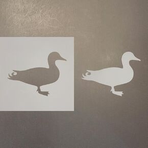 Mallard Duck Reusable Mylar Stencil - Art Craft Supplies New Sizes (8")