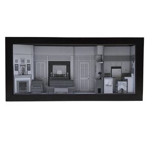 أنا أحب شقة لوسي مجموعة Shadowbox Diorama - Memorabilia Picture Art Collector Gift