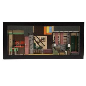 Brady Bunch shadowbox diorama | Brady Bunch merchandise for your diehard fan - memorabilia picture art collector gift