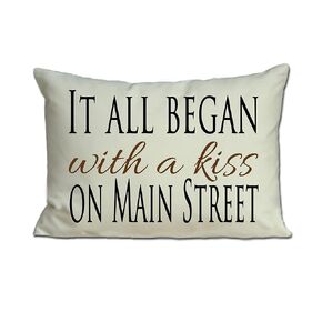 Personalized Pillow for 2nd Cotton Anniversary with your Personalized Love Story It all Began romantic gift