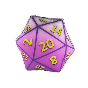 D20 Dice Pillow, polyhedral cushion