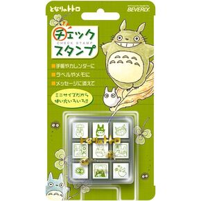 Studio Ghibli My Neighbor Totoro Mini Rubber Stamp (X9 Stamps) (استيراد اليابان)