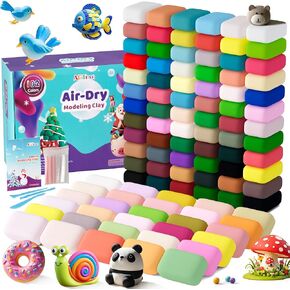 A‌RTPAR Air Dry Clay 156 Colors,Modeling Magic Clay for Kids Bulk Kit, Soft & Non Sticky,Non-Toxic Art and Crafts Supplies for Classroom Projects, Creative Toys Family Party Games for Boys & Girls