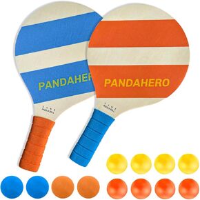 Beach Paddle Ball Replacement Set - 12 Colorful High Visibility Waterproof Balls, Suitable for Smash Ball, Pro Kadima, and All Kinds of Outdoor Beach Paddle Games