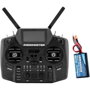RADIOMASTER GX12 1000HZ 3D CNC Hall GIMBAL DUAL BAND HUNENA GEMINI XROSSBAND EXPRESSLRS (GX12 ELRS MODE 2)