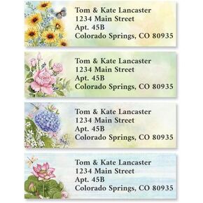 صور ملونة Nature’s Grace Floral Return Advent abls ، تخصيصها مع الاسم والعنوان ، مجموعة من 240 ملصقات ذاتية ، سهلة القشر ، تصاميم صغيرة ، 12 تصاميم in Kuwait