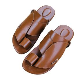 Mens Brown Vegan Leather Sandals ~ SandCruisers ~ Traditional Arabian Sandals ~ Great for Outdoors, Beaches, Parks, Lakes, Pools & Parties!