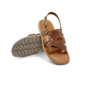 Brown Leather Sandals for Men, Sandals for Men from Genuine Leather Brown, Adjustable Leather Sandals from Greece, Ancient Greek Gladiator Sandals, Greek Leather Sandals for Men (12)