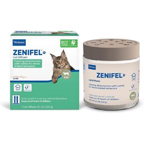 Virbac Zenifel Cat Spray for Managing Stress-Related Behaviors in Kittens & Cats - Quick-Acting - Ideal for Unexpected Stressful Situations - 1 Bottle