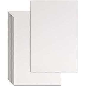 25 PCS Book Board ، Binder Board ، Board Cover ، Chipboard Hight Duty for Book Binding ، DIY Cardboard (White ، 8.5 × 11 inch 80pt) in Kuwait