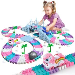 Car Toys for Kid 4-6, 194 PCS Race Car Track for Kids Ages 4-8, Monster Truck 2+ Year Old Birthday Gift Toddler Cars Toy for 3+ Year Old Girl Boy