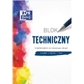 Oxford Technical Pad A4 10 Sheets White 1 Piece 250 g/m2
