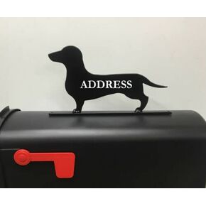 Dachshund "WIENER DOG" Mailbox Topper "FREE VINYL LETTERING" 12