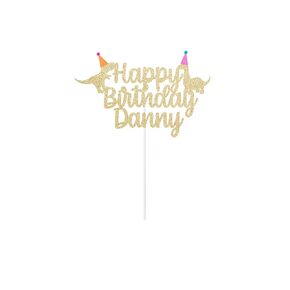 Custom Birthday Dinosaur Cake Topper - Dino Party