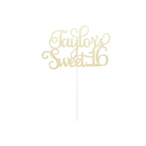 Custom Sweet 16 Cake Topper Birthday Sign Centerpiece