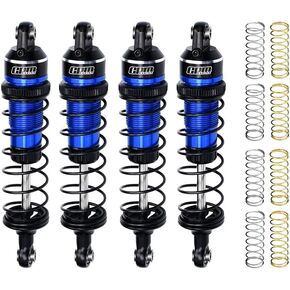 GPM Alloy Front And Rear Adjustable Spring Shock 87mm For Mini Maxx Monster Truck-107154-1 (Silver)