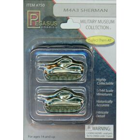 1:144 M4A3 Sherman Tanks Model #750
