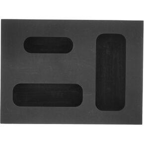 Operitacx Graphite Molds for Casting Metal, 10-in-1 Graphite Ingot Mold for Melting Jewelry Gold Silver Brass Zinc Aluminum