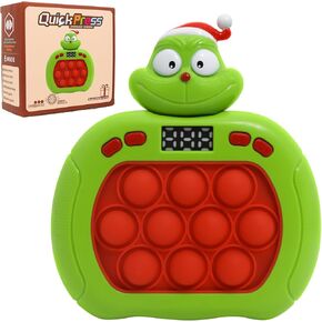 Quick Push Bubble Game,POP Toy Fast Push Game,Quick Push Pop Fidget Toys for Kids 3-12 Years Old,6 Game Mode Upgrades,Handheld Puzzle Games for Halloween and Christmas,Sensory Toys (Unicorn)