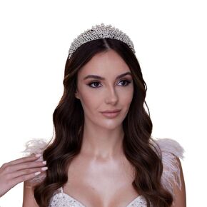Elegant Crystal Stone Tiara