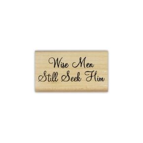 Sweet Grass Stamps Wise Men Still Seek Him Mounted Rubber Stamp - Religious Christmas #26