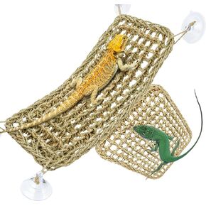 Bearded Dragon Hammock Reptile Lounger for Chameleon, Lizards, Geckos, Snakes, Lguana Reptiles, Tortoises Reptile & Amphibian Habitat Décor