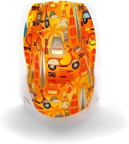 MODGY Luminary Lanterns 4-Pack - Floating LED Candles with Batteries Included - Luminaries are Great for Weddings, Parties, Patios & Celebrations of All Kinds (Spoke) in Kuwait