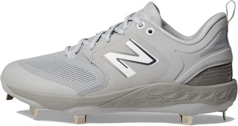 New Balance Men's Fresh Foam X 3000 V6 Metal Baseball Shoe, Black/White, 11.5 in Saudi Arabia