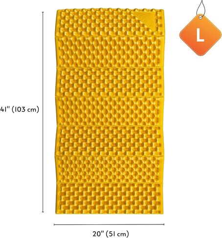 Dog Sleeping Pad—Ultralight Foldable Closed Cell Foam Dog Sleeping Pad—Ultimate for Camping, Backpacking, Hiking—Outdoor Dog Bed—Compact & Lightweight Dog Sleeping Mat (Large) in Saudi Arabia