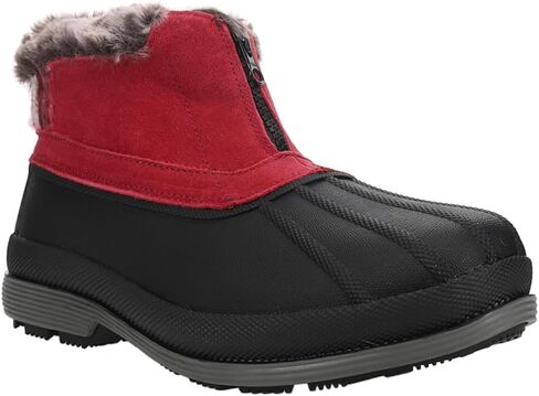 Propét Womens Lumi Ankle Zip Snow Boot, Grey, 9 X-Wide US in Saudi Arabia