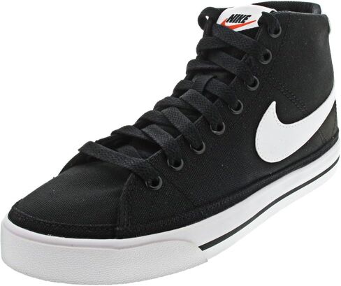 حذاء الجري Nike W Court Legacy CNVS متوسط ​​للنساء، أبيض/أسود-برتقالي، 6.5 UK (9 US) in Saudi Arabia