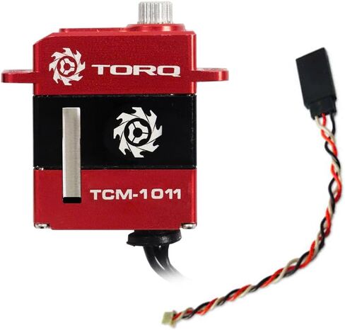 TORQ TCM-1011 Full CNC Case Metal Gear Coreless Servo - Remote Control Car, RC Car Electronics, RC Servo (HELIDIRECT) (TCM-1011) in Saudi Arabia