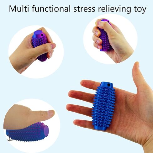 2 Packs Little Ouchies Pain Stim Fidget Toy, 3D Printed Fidget Toys Anxiety Relief Items,Handheld Fidget Toys,Adults & Teens Promotes Focus,Novelty Stress Relief for Christmas Birthday Gift (XU BG+RG) in Saudi Arabia