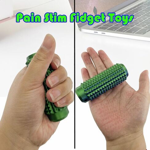 2 Packs Little Ouchies Pain Stim Fidget Toy, 3D Printed Fidget Toys Anxiety Relief Items,Handheld Fidget Toys,Adults & Teens Promotes Focus,Novelty Stress Relief for Christmas Birthday Gift (XU BG+RG) in Saudi Arabia