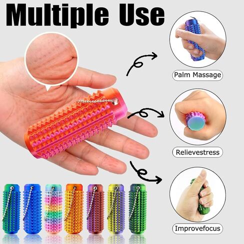2 Packs Little Ouchies Pain Stim Fidget Toy, 3D Printed Fidget Toys Anxiety Relief Items,Handheld Fidget Toys,Adults & Teens Promotes Focus,Novelty Stress Relief for Christmas Birthday Gift (XU BG+RG) in Saudi Arabia