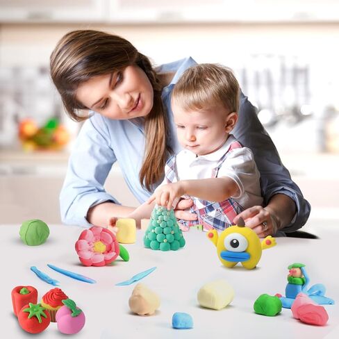 A‌rtpar Air Dry Clay 156 Colore ، Mody Magic Clay for Kids Bulk Kit ، Soft and غير لزجة ، فنية وحرف لاصقة لمشاريع الفصول الدراسية ، ألعاب عائلة الإبداع للألعاب الإبداعية للبنين والبنات in Kuwait