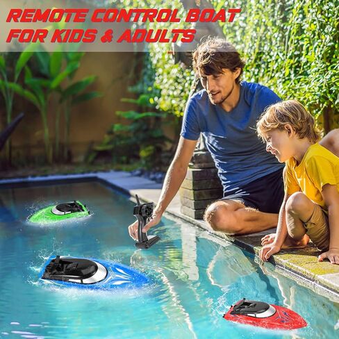 3PACK Remote Control Rc Boat for Kids, 2.4Ghz Control, Whole Body Waterproof, 6 Rechargeable Batteries Summer Water Toys for Pools Lakes River & Bathtub. in Saudi Arabia
