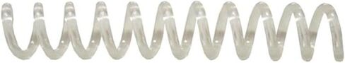 TruBind 6mm (1/4 in.) Spiral Binding Coils for Reports, Presentations and Proposals | 4:1 Pitch | 12 in. Length | Black | 30 Sheets Binding Capacity | 100 Pack in Saudi Arabia