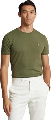 Polo Ralph Lauren Mens Crew Neck Performance T-Shirt (L, Black) in Saudi Arabia