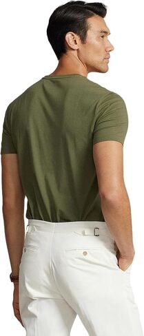 Polo Ralph Lauren Mens Crew Neck Performance T-Shirt (L, Black) in Saudi Arabia