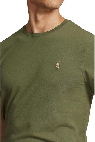 Polo Ralph Lauren Mens Crew Neck Performance T-Shirt (L, Black) in Saudi Arabia