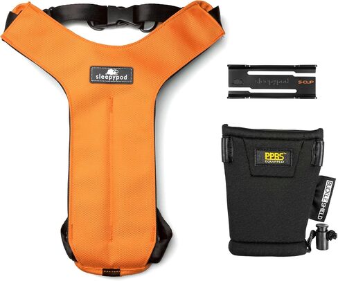 Clickit Sport Plus - Crash-Tested and Safety Certified Car Seat Belt Harness for Dogs (Extra Large, Orange Dream) in Kuwait