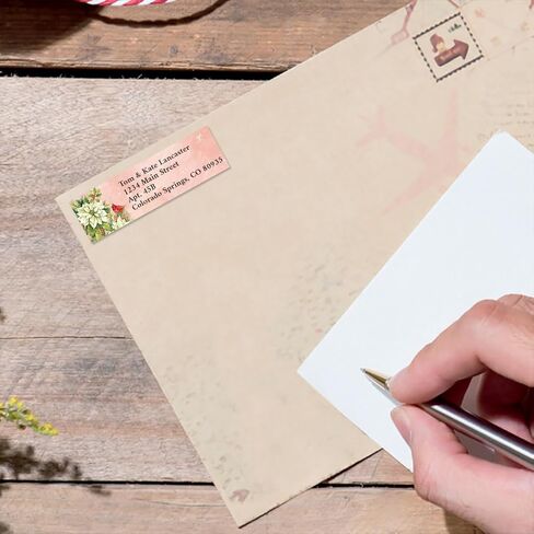 صور ملونة Nature’s Grace Floral Return Advent abls ، تخصيصها مع الاسم والعنوان ، مجموعة من 240 ملصقات ذاتية ، سهلة القشر ، تصاميم صغيرة ، 12 تصاميم in Kuwait