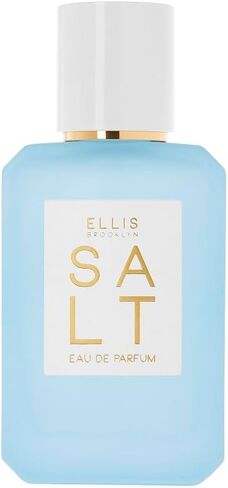 Ellis Brooklyn Salt Eau de Parfum ، عطر مع أمبرغريس ، تاهيتيان تيار ، يلانج يلانج وخشب الصندل - رائحة استوائية ، رائحة حسية للنساء - نباتي خالي من القسوة ، 50 مل / 1.7 أوقية. in Saudi Arabia