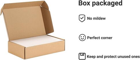 25 PCS Book Board ، Binder Board ، Board Cover ، Chipboard Hight Duty for Book Binding ، DIY Cardboard (White ، 8.5 × 11 inch 80pt) in Kuwait