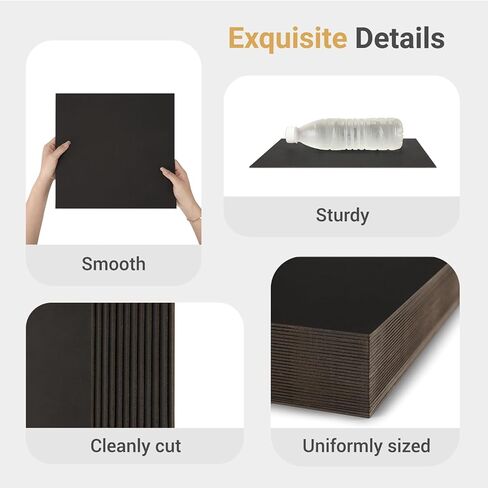 25 PCS Book Board ، Binder Board ، Board Cover ، Chipboard Hight Duty for Book Binding ، DIY Cardboard (White ، 8.5 × 11 inch 80pt) in Kuwait