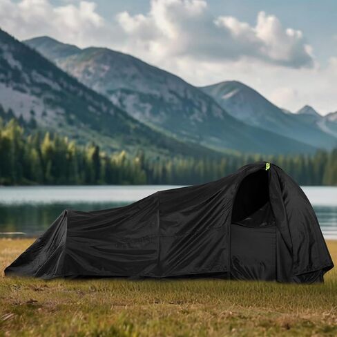خيمة شخص واحد، خيمة بيفي منبثقة لشخص واحد، خيمة بيفي خفيفة للغاية للتخييم وحقائب الظهر والرحلات، خيمة الظهر مع ذبابة المطر، مقاومة للمطر ومقاومة للماء in Kuwait