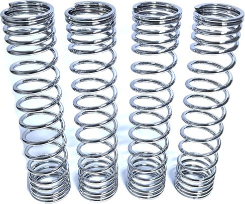 CNC Stronger Shock Springs Wire Dia 3.25mm for Traxxas X-MAXX 1/5 8S, 4pcs (Red) in Saudi Arabia