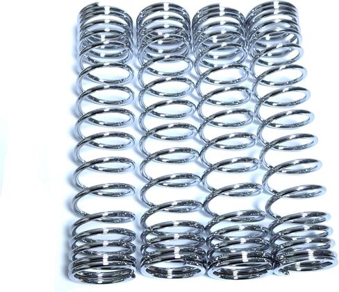 CNC Stronger Shock Springs Wire Dia 3.25mm for Traxxas X-MAXX 1/5 8S, 4pcs (Red) in Saudi Arabia