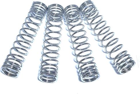 CNC Stronger Shock Springs Wire Dia 3.25mm for Traxxas X-MAXX 1/5 8S, 4pcs (Red) in Saudi Arabia